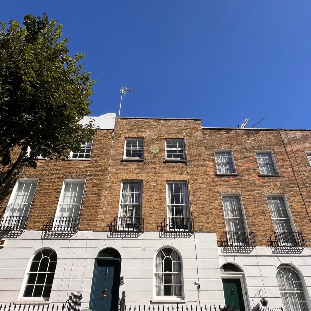 25 Noel Road, where Joe Orton lived, wrote and died.