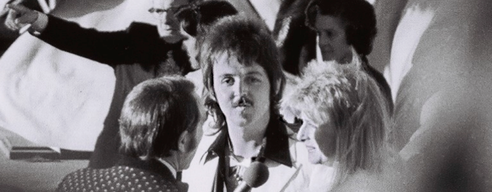 Paul McCartney of the Beatles.