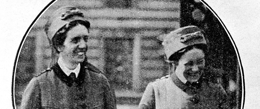 Flora Murray and Dr Louise Garret Anderson pictured in The Times
