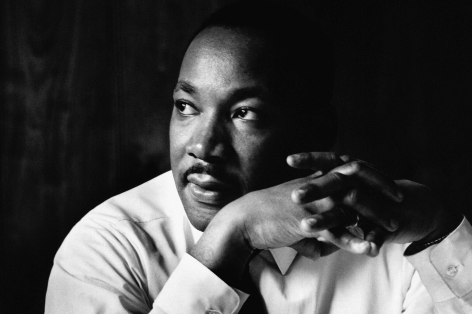 Dr Martin Luther King Jr, who stopped in London to preach at St Paul's Cathedral on his way to collect the Nobel Peace Prize.
